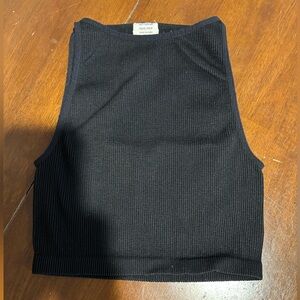 Cotton On Black Ribbed Top